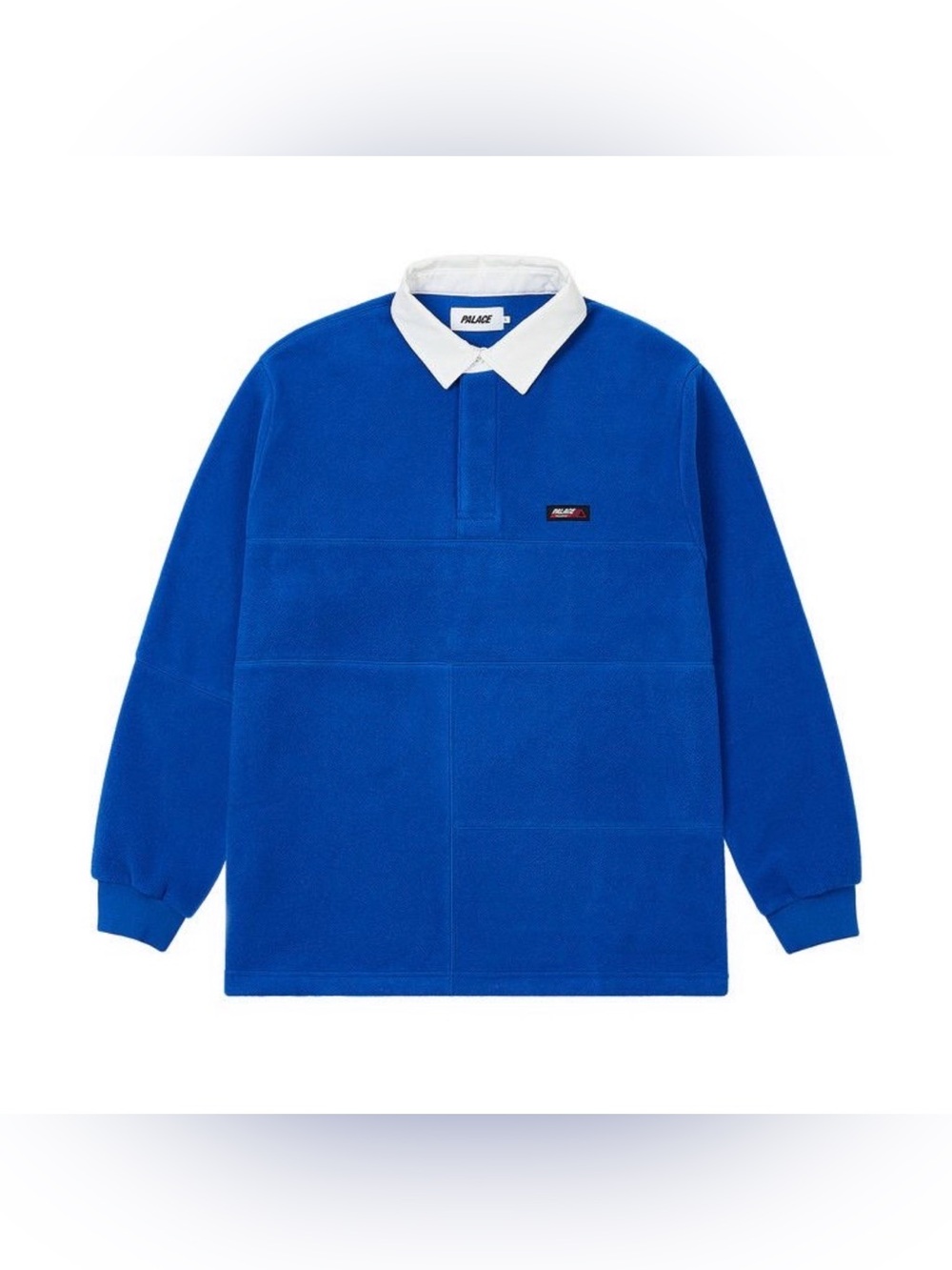 Palace Polartec Patch Up Rugby Active Blue Men's Size Large FW24 Fleece Logo Top